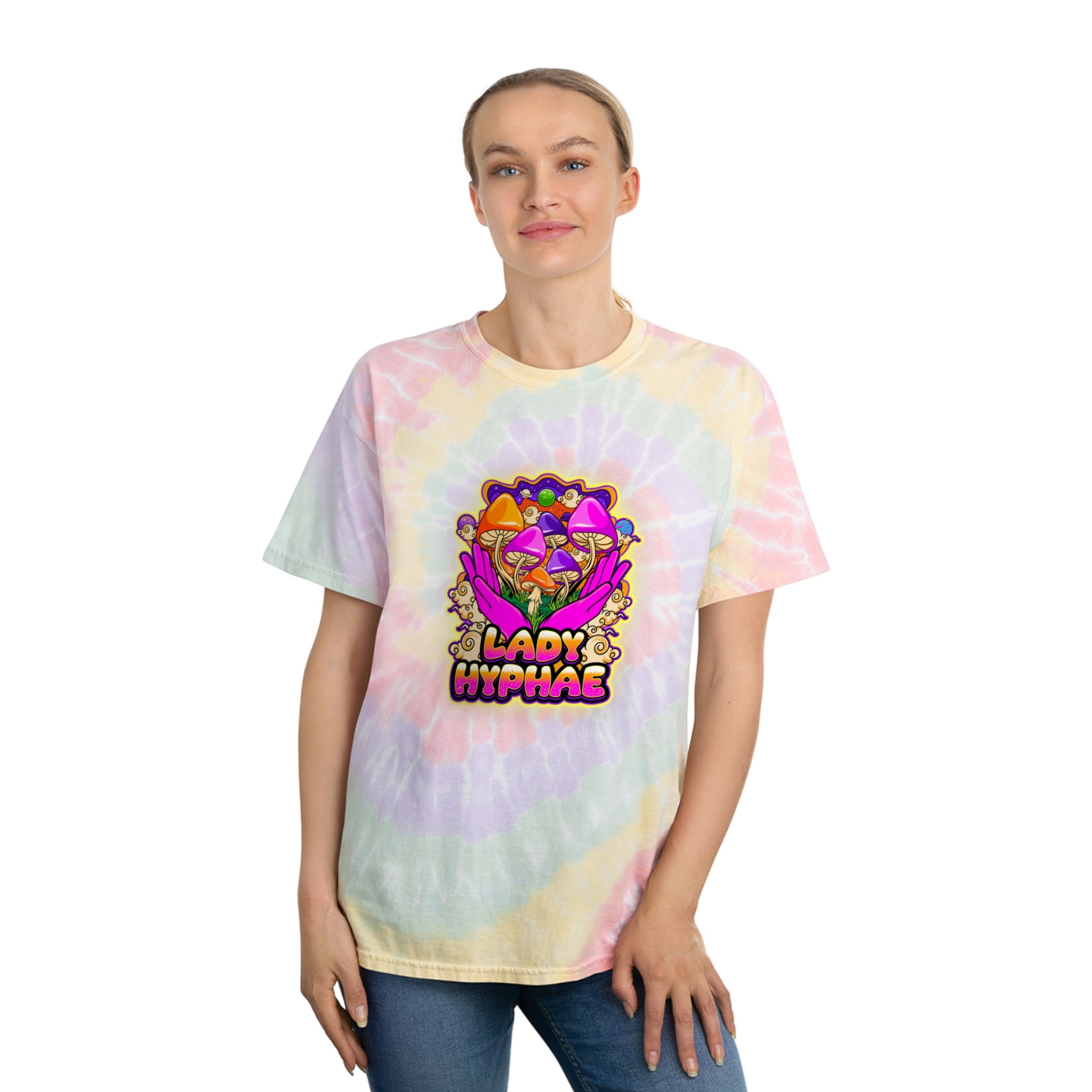 Lady Hyphae Tie-Dye Tee